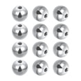 thumbnail image 1 of Uxcell Écrous Boule Bouton, Acier Inoxydable Rond Solide Trou Aveugle Capuchon de Vis Décoratif Poignée de Machinerie Matériel M4x15mm 12, 1 of 7