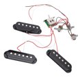 thumbnail image 1 of Electric Guitar Pickup, Adjustable Easy To Install Black Copper Wire Electric Guitar Single Coil Pickup  for Public Performances Training for ST Panel, 1 of 7