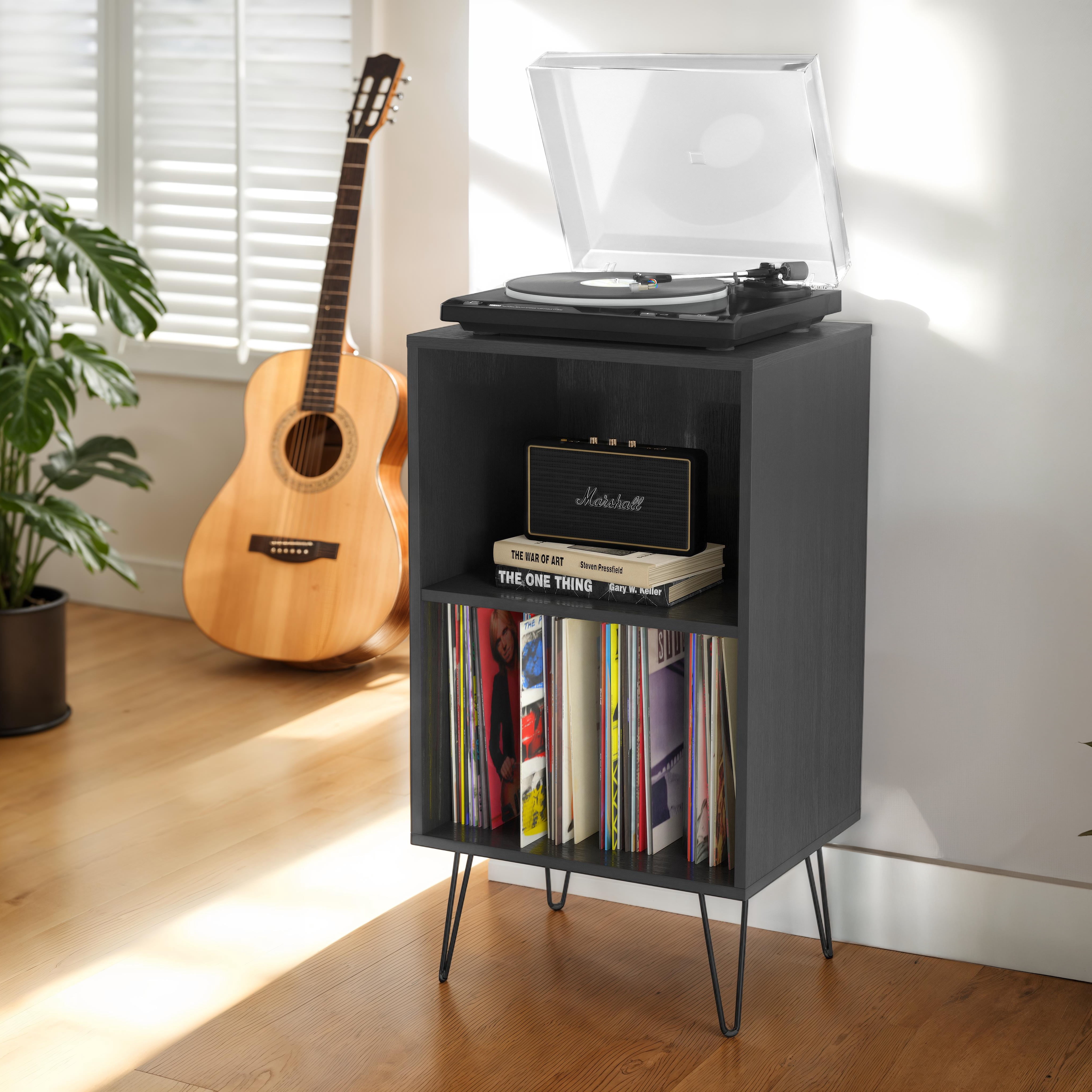 CorLiving Vintora Meuble à Plateau Tournant en Bois Manufacturé