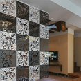 thumbnail image 4 of ShenMo 12 Pack Butterfly Flower PVC Hanging Room Divider Panels for Hotel Home (Black), 4 of 5