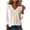 White, variant on Jalioing Women's V Neck T Shirt Color Block Long Sleeve Trendy Shirt Casual Loose Pullover Tees Clothes