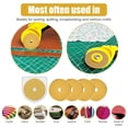 thumbnail image 4 of SUTENGDA 5Pcs 60mm Steel Rotary Cutter Blades Multipurpose Incisive Fabric Cutting Blades Portable Wide Compatibility Replacement Rotary Blades for Quilting Sewing, 4 of 11