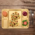 thumbnail image 2 of Miangastore 1Pc Stainless Steel Plate Household Divided Plate Fruit Plate Breakfast Plate, 2 of 8