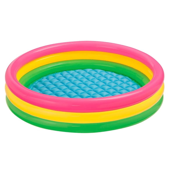 YSTIANN 3 - Ring Inflatable Portable Round Paddling & Ball Pit Pool | Indoor Outdoor Water Game Play AZ78-2088
