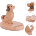 thumbnail image 4 of Wooden Phone Holder, Cute Dog, 4 of 5