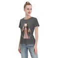 thumbnail image 4 of Women's Basic Short Sleeve T-Shirt Demon Slayer Blade Nidouzi, 4 of 6