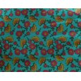 thumbnail image 4 of oneOone Georgette Viscose Fabric Leaves & Floral Block Printed Fabric 1 Yard 42 Inch Wide, 4 of 4