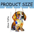 thumbnail image 3 of 2D Acrylic Dog Art Color Pendant Hanging Corgi Dog//French//window Decoration Suitable For Dog Lovers, 3 of 9