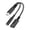 C, variante sur Adaptateur Audio Tressé Type-C 2-en-1 - Plastique, Durable, Prêt à l'Emploi, Compatible avec Appareils Type-C, Portable