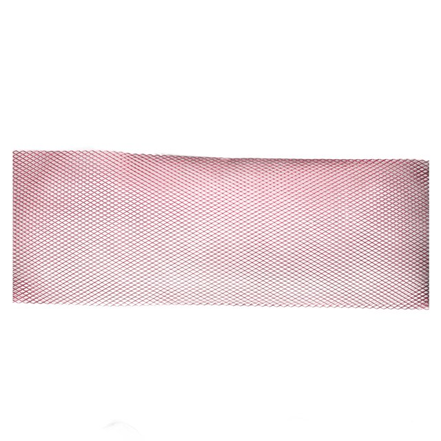 Bordure de Calandre de Voiture, Insert de Maille de Gril avant Haute Résistance Style Sportif Durable pour Voiture Noir, Argent, Rouge, Bleu