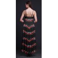thumbnail image 4 of Bimba Robe Maxi à Bretelles Spaghetti Sans Manches pour Femmes en Rayonne Teinture sur Nœuds Imprimée - Très Petit, 4 of 5