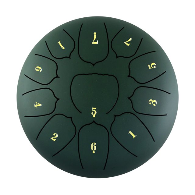 Amdohai 10 Inch Steel Tongue Drum 11 Notes Handpan Drum