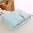 thumbnail image 4 of Summer Savings Kcavykas Soybean Fiber Refrigeration Quilt Cool Quilt Washed Cotton Quilt Core Single Machine Washable Thin Quilt, 4 of 8