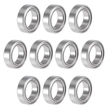 Unique Bargains SMR117ZZ Deep Groove Ball Bearing 7mm x 11mm x 3mm Double Shielded Stainless Steel 10pcs