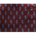 thumbnail image 4 of oneOone Georgette Viscose Dark Red Fabric Robot Cartoon Sewing Craft Projects Fabric Prints By Yard 42 Inch Wide, 4 of 4