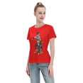 thumbnail image 4 of T-Shirt Basique à Manches Courtes pour Femmes Naruto Naruto Sasuke, 4 of 6