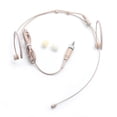 thumbnail image 2 of Bgsha Beige Double Earhook Headset Mic Headworn Microphone 3.5mm 3 Pin 4 Pin XLR Plug, 2 of 9