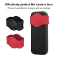 thumbnail image 2 of yingyy Silicone Portable Simple Operation Lens Cap Convenient Len Lightness Wearable Protective Case Cover Accessory Camera Red Red, 2 of 6