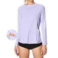 thumbnail image 3 of Meichang Chemise de Protection UPF 50+ pour Femmes Sun Légère à Manches Longues Protection anti-UV Chandail Sun avec Poche Randonnée Extérieure, 3 of 10