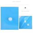 thumbnail image 4 of Blue Translucent Poly Envelope 1 Pcs Document Envelopes with Snap Button Quality Clear Document Folder for A4 Size, Document Folder with Snap Closure, Project File Document Wallet, Office Folder, 4 of 7