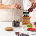 thumbnail image 4 of Danhjin Coffee Grinder Beech Hand Cranked Wood Grinder Coffee Grinder Coffee Cups, 4 of 6