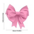 thumbnail image 3 of Leutsin Christmas Bows Decorations,Velvet Christmas Bow Ornaments,Christmas Bows and Ribbons for Trees,DIY Bowknot Material Kit Bowknot Decoration Christmas Party Set Props EVA Material Kit, 3 of 6