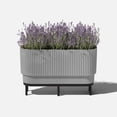 thumbnail image 2 of Veradek Demi Series Raised 30" Long Plastic-Stone Planter, 2 of 8