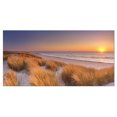 thumbnail image 2 of Coucher de Soleil sur l'Le Texel Plage - Art Mural Moderne sur Toile, 2 of 3