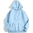 thumbnail image 4 of WEAIXIMIUNG Fall Sweatshirts for Women Plus Size Ladies' Autumn and Winter Fashionable Rugby Print Hooded Sweatshirt, 4 of 5