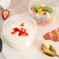 thumbnail image 4 of 473ml Round Food Storage Containers with Lids - Leakproof Microwave & Dishwasher Safe Plastic Soup & Meal Prep Containers for Refrigerator & Freezer, 4 of 6