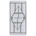 thumbnail image 3 of Table pliante en plastique blanc granite réglable en hauteur sur 5 pieds, 3 of 9