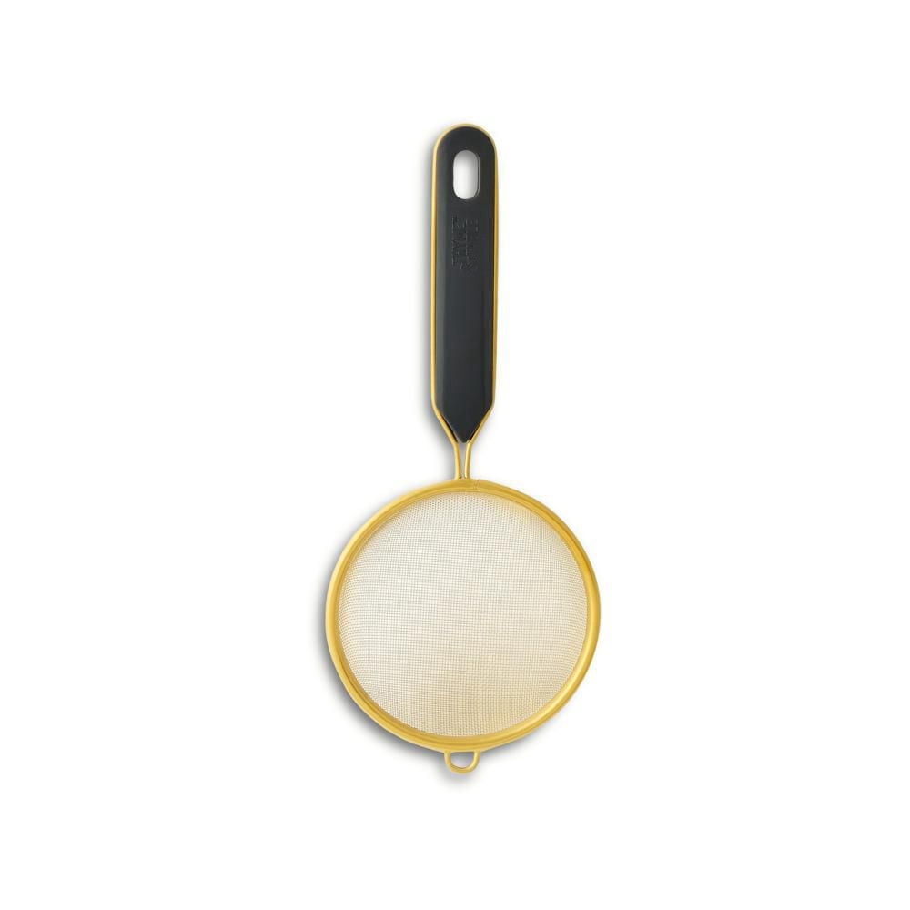 Thyme & Table 3-Piece Fine Mesh Gold Strainer Set