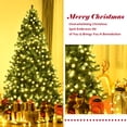thumbnail image 4 of Costway 7.5Ft Pre-Lit Hinged PVC Artificial Christmas Tree w/ 400 LED Lights & Stand New, 4 of 9