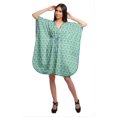 thumbnail image 2 of Moomaya Robe Courte de Caftan de Plage, Robe de Couverture Imprimée, Kaftan pour Femmes, Tenue de Plage, Couverture, 2 of 4