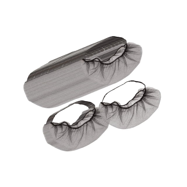 transemion 100Pcs Beard Nets Protective Beard Covers Beard Protectors Accessory Durable Black