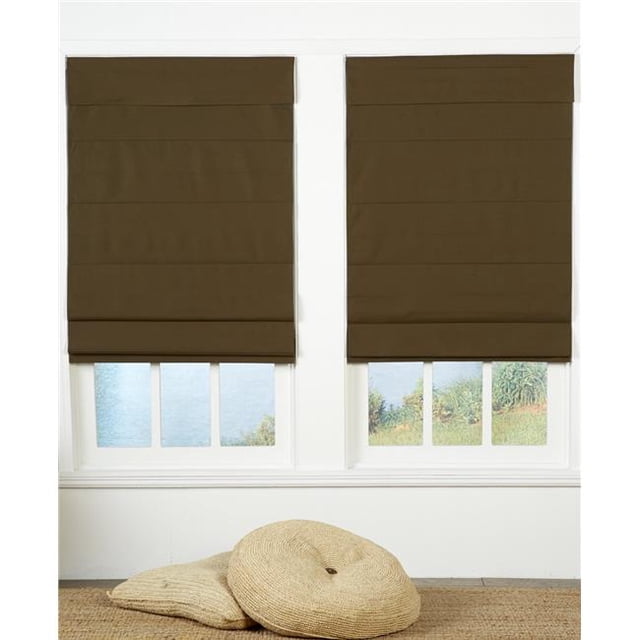 Safe Styles UBQ33X72CC Store Romain Sans Cordon, Chocolat - 33 x 72 Po