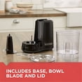 thumbnail image 4 of BLACK+DECKER One-Touch 3-Cup Electric ChopperManual, Black, HC300BC, 4 of 9