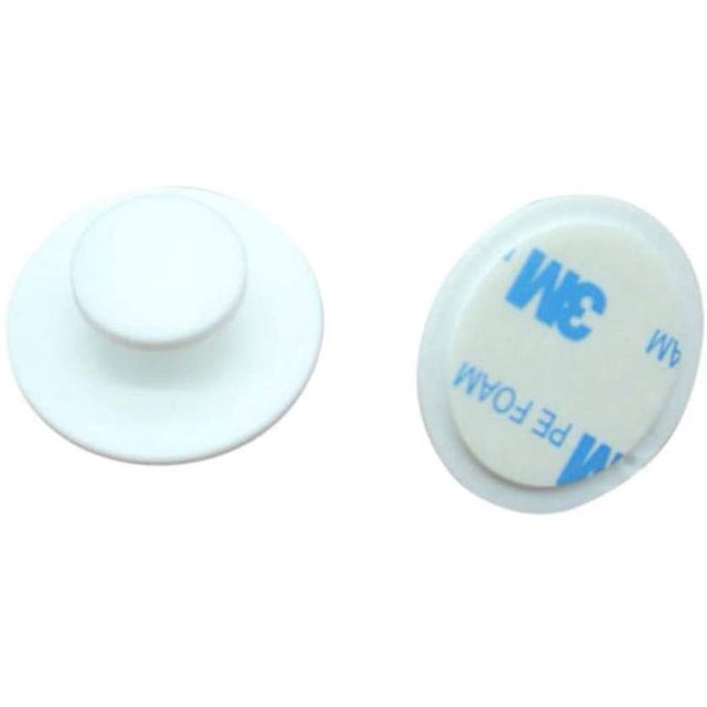 10 Pcs Self-Stick Drawer Knobs Instant Cabinet Drawer Mini Handle Helper Kitchen Cabinet Door Window Drawer Auxiliary Pulls Convenient Opening Stick-on Handles(White)