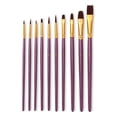thumbnail image 1 of Acrylic Paint Set Acrylic Paint Brush Set 10 Pcs Nylon Hair Brushes For All Purpose Oil Watercolor Paint Set, 1 of 4