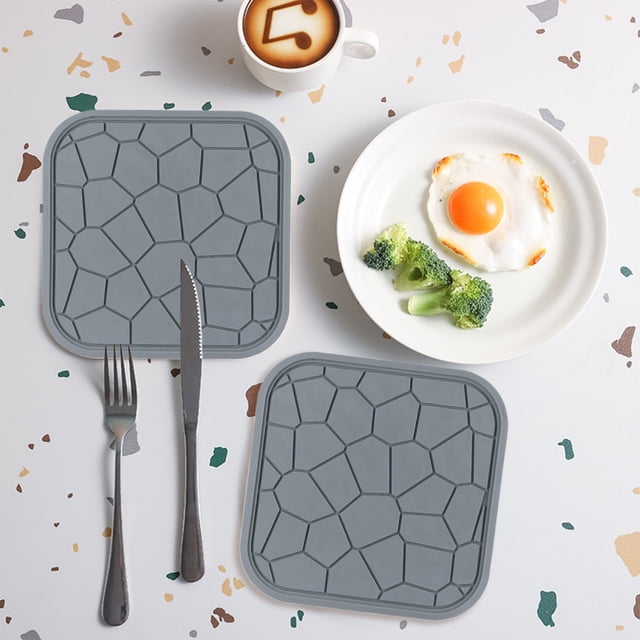EGNMCR Kitchen Gadgets, Kitchen Accessories Placemats Coffee Mats Kitchen Table Mats Easy To Clean Kitchen Table Mats For Kitchen Insulation Tablemat Hot Pad For Dishes Place mats