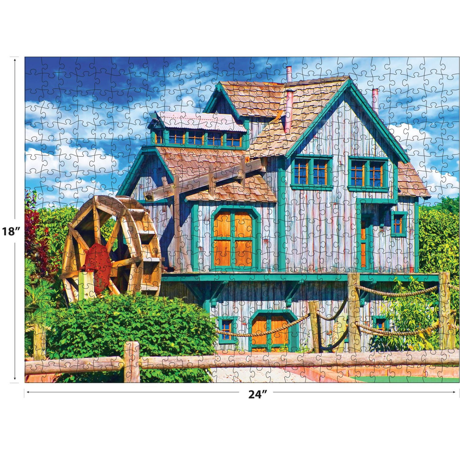 Casse-tête Kodak de 550 pièces - Water Mill, Long Grove