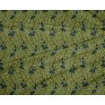 thumbnail image 4 of oneOone Polyester Lycra Fabric Leaves & Floral Block Printed Fabric 1 Yard 56 Inch Wide, 4 of 4