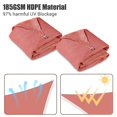thumbnail image 4 of Yescom 2x 11.5' Triangle Sun Shade Sail Beach Canopy Cover UV Blocking, 4 of 9