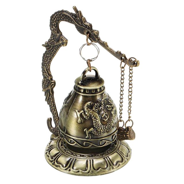 Maoww Dragon Fengshui Bell Good Luck Bless for Home Desk Decor dragon