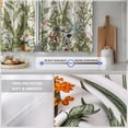 thumbnail image 3 of Retro Red Rose Wine Kitchen Curtains - Farmhouse Country Romantic Valentines Floral Rustic Women Small Short Cafe Tier Curtains Rod Pocket Window Drapes 24 Inch Length 2 Panels 28"x24", 3 of 5