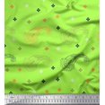 thumbnail image 1 of Soimoi Rayon Crepe Fabric Paisley & Jamdani Print Fabric by the Yard 46 Inch Wide, 1 of 2