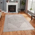thumbnail image 5 of 8x10 Living Room Large Premium Cotton Washable Area Rug | Medallion Home Decor Boho Carpet For Living Room, Bedroom, Dining Floor | Beige Ivory, 5 of 5
