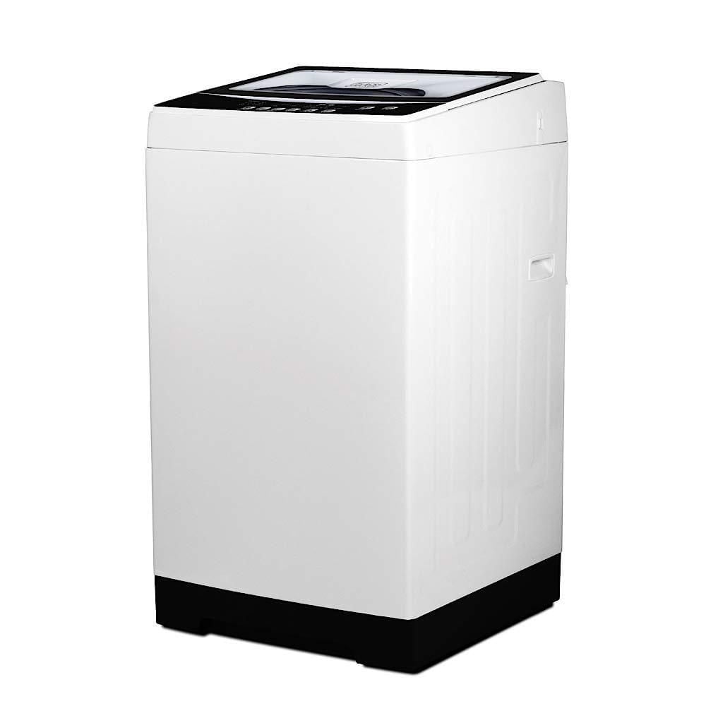 Black + Decker Small Portable Washer, Washing Machine for Household Use, Portable Washer 1.7 Cu. Ft. with 6 Cycles, Transparent Lid & LED Display