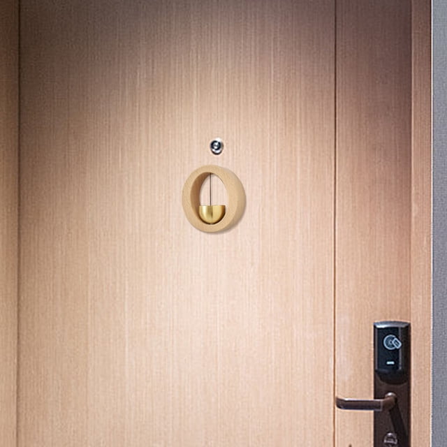 PRETXORVE Sonnette de Porte en Bois Magnétique Type de Porte Rappel d'Entrée Magnétique