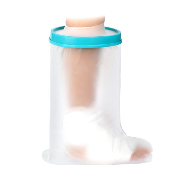 Housse de Plâtre pour Jambe Courte, Housse de Plâtre Imperméable pour Pied et Jambe